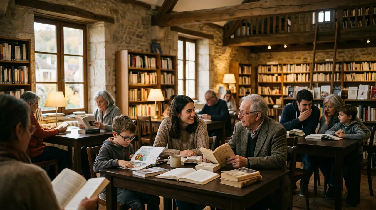 Espace calme d'étude et de lecture à Bassan